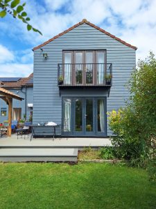 Oxford Platform Juliet Balcony Installed behind cladding 3